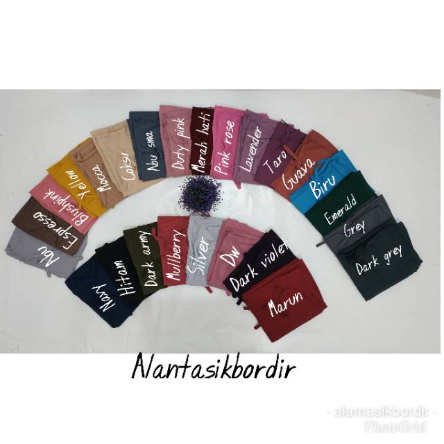 Alantasik - Pet antem jilbab aurora L  wolpeach  / jilbab  hijab wolfis jumbo R.25