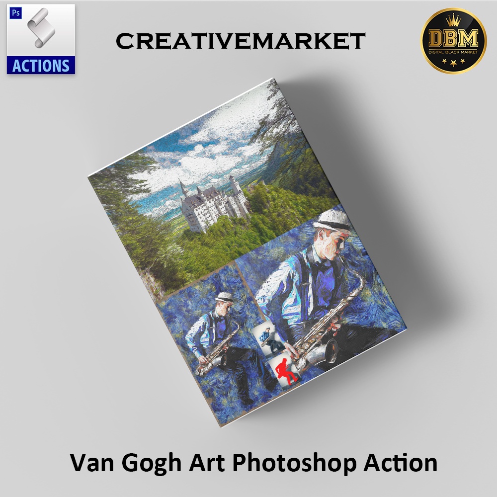 Van Gogh Art Photoshop Action