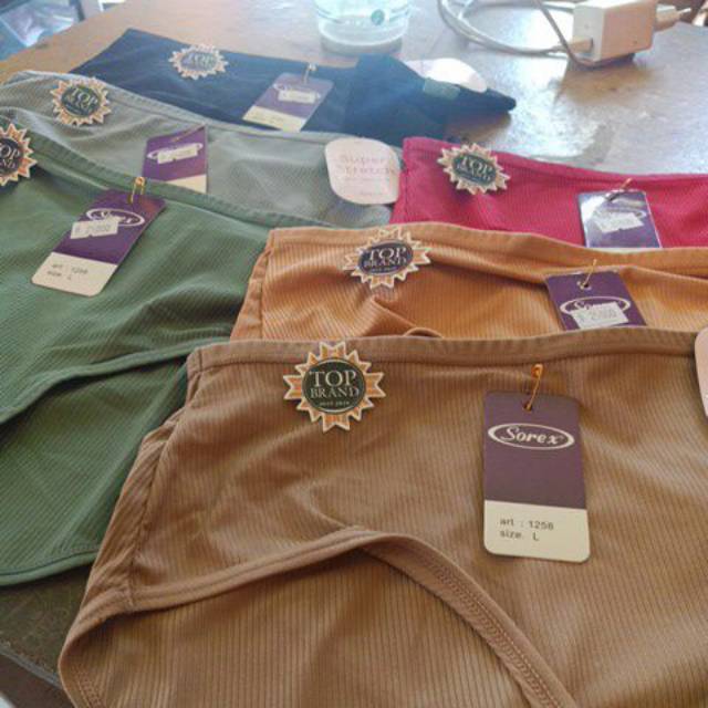 Sorex 1258 (M,L,EL,QL)celana dalam wanita super stret