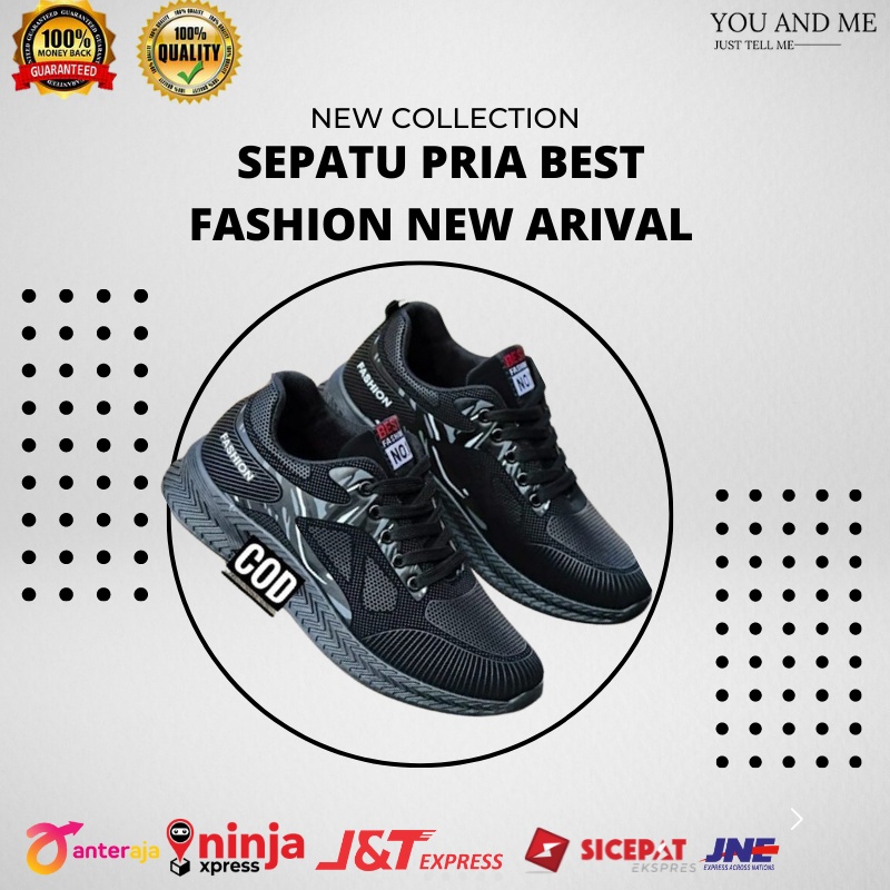 Fashion Sepatu New Arival sneakers murah Couple HItam Putih Pria wanita Dewasa jalan santai Casual m
