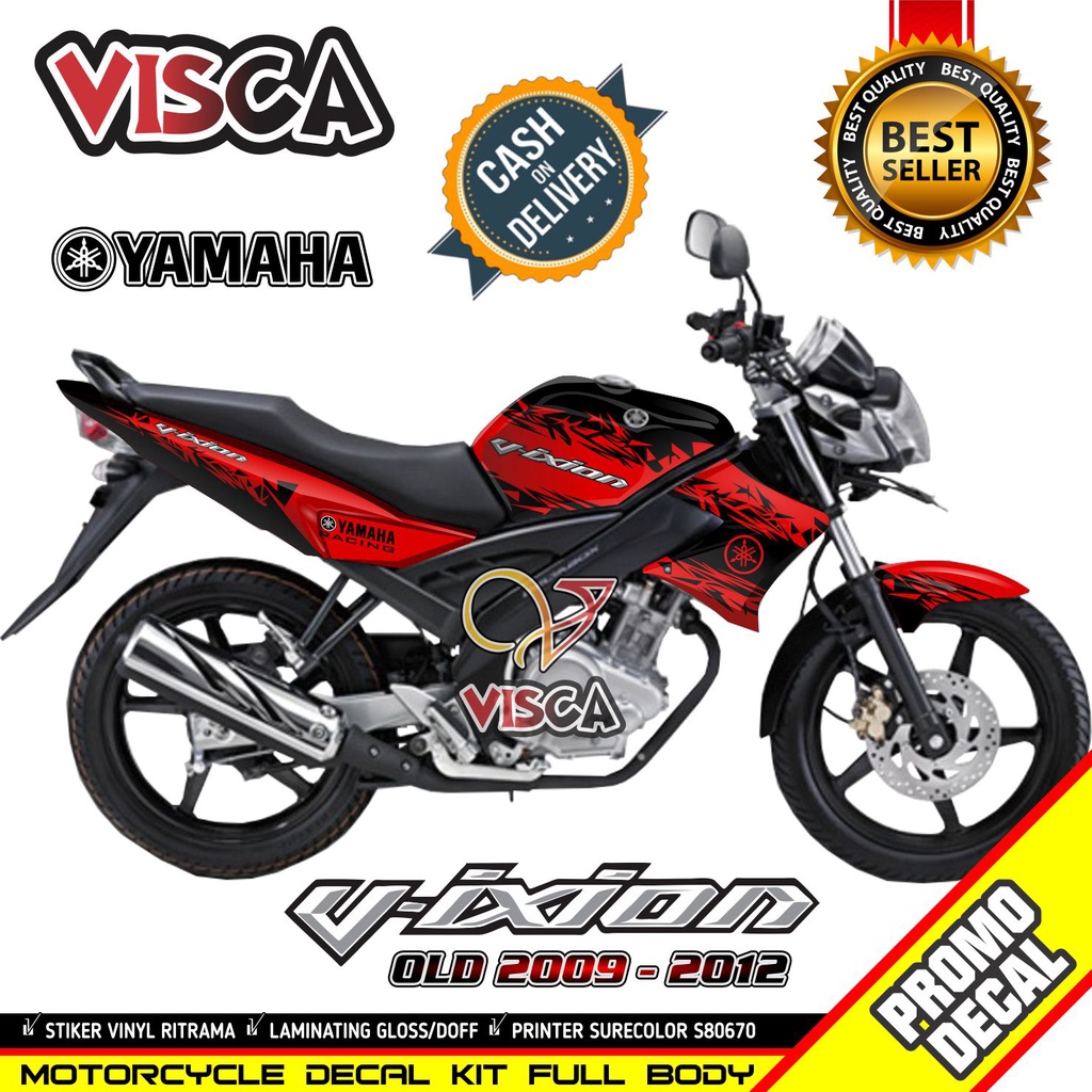 Decal Vixion Old Full Body Stiker Vixion Old Full Body Striping Vixion Old Variasi Keren Decal Holog