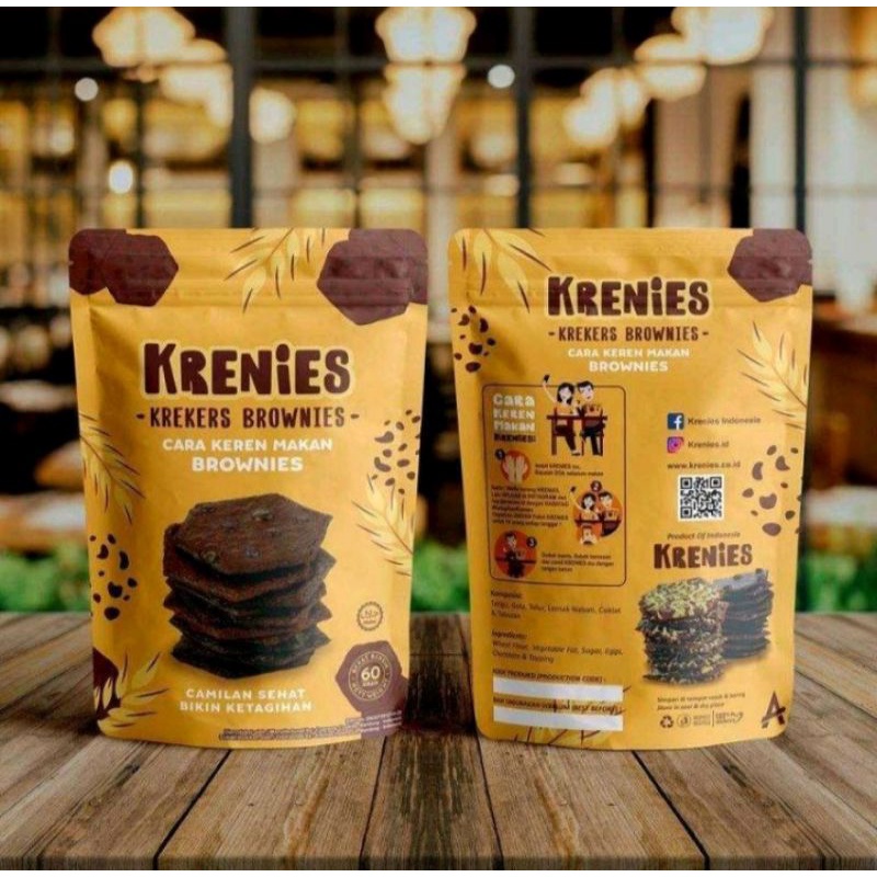 

Makanan ringan krekers brownies choco cheese 60g