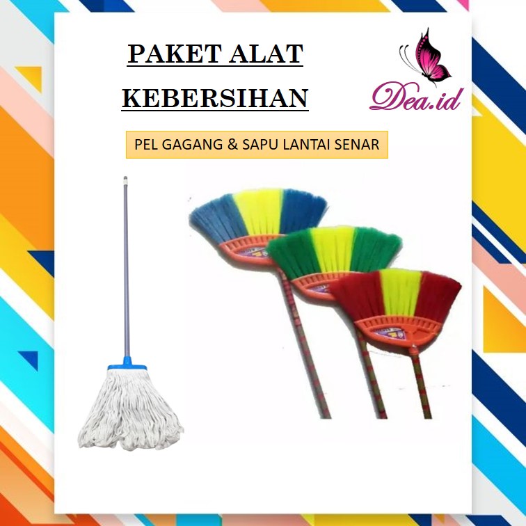 [DEASHOP] PAKET PEL GAGANG - SAPU IJUK - SAPU SENAR - SAPU LIDI KASUR