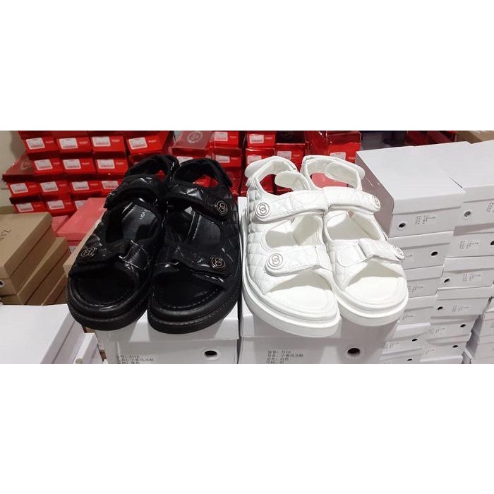 Sandal Fashion Channel Double Strap Premium Impor