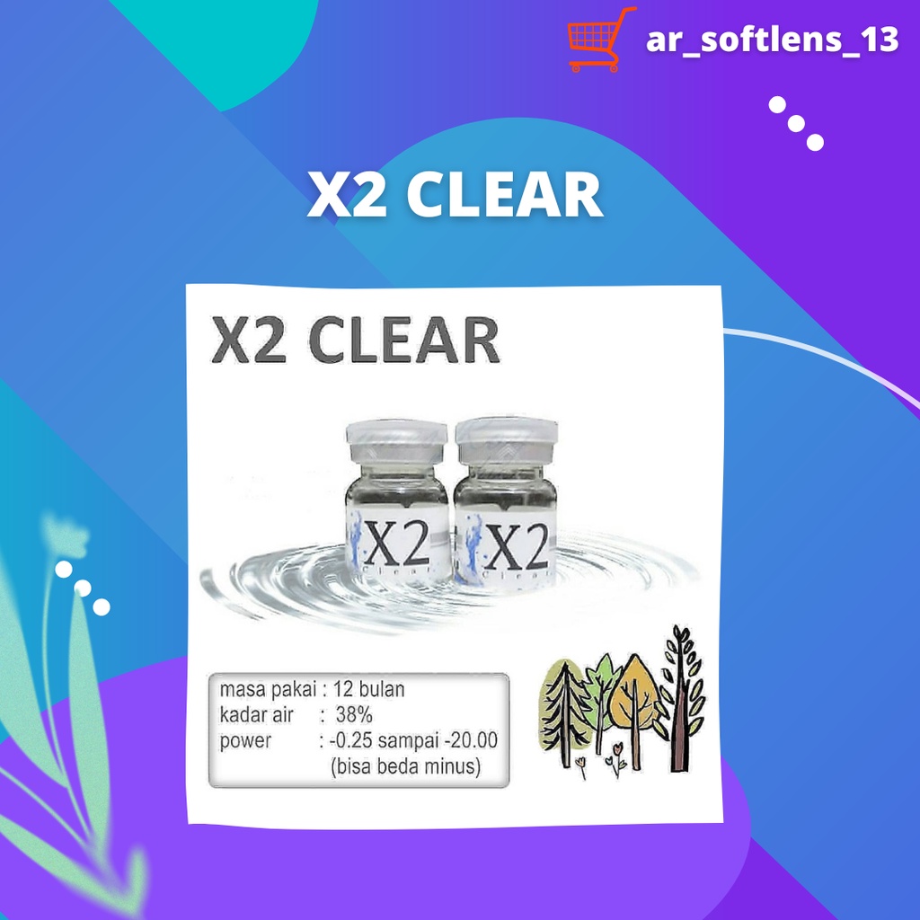 Softlens X2 Clear / Softlens Bening / Softlens Transparan