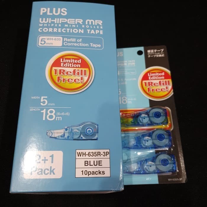

Gaya Refill Correction Tape / Isi Ulang Tip X Kertas Plus Mr Wh-653R-3P Murah