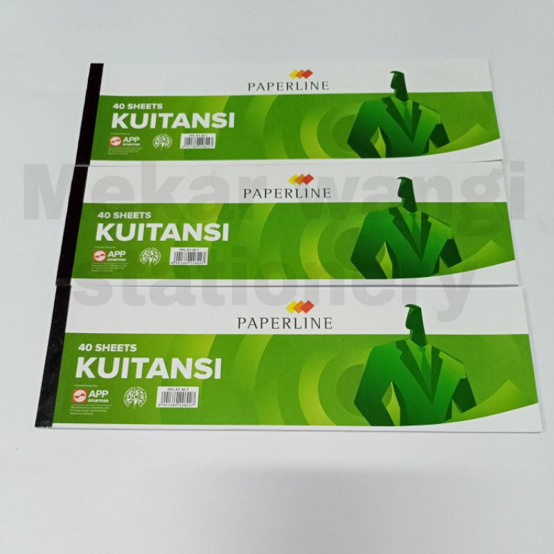 

Buku kuitansi Paperline kwitansi PPL KT 40 M isi 40 Lembar