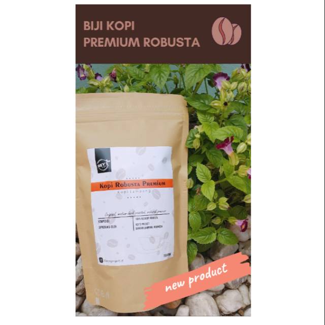 

BIJI KOPI ROBUSTA LAMPUNG PREMIUM ROASTED 200 GRAM