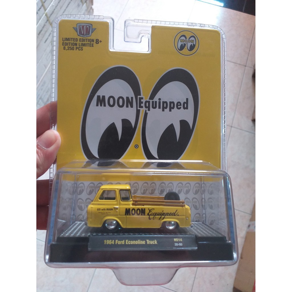 M2 1964 FORD ECONOLINE PICK UP TRUCK MOON EQUIPPED 1/64 MOONEYES