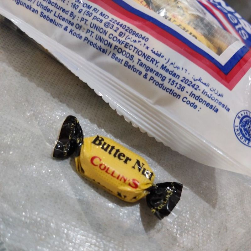 

Permen Collins Butter Nut 3.2g