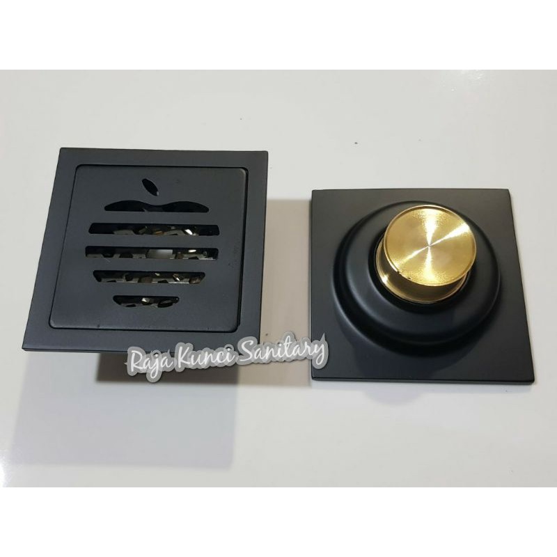 Smart Floor Drain Hitam/Saringan Got Kamar Mandi Stainless Hitam/Black