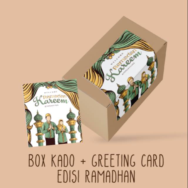 

CUSTOM BOX + GREETING CARD REQUEST (bisa order box +stiker + greeting card)