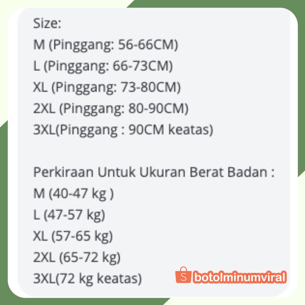 Korset Celana untuk Alat Pelangsing Pengecil Perut Buncit PREMIUM Ori Original