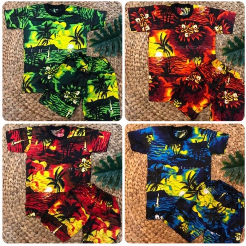 SETELAN HAWAI ANAK BEST SELLER BAJU PANTAI BALI