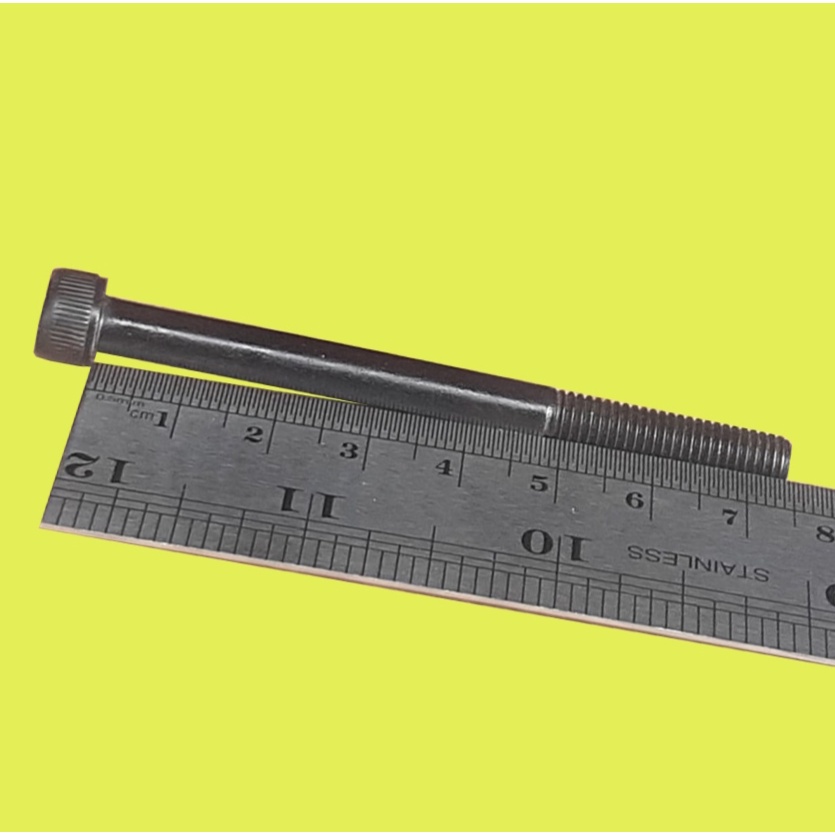 BAUT L BAJA M6 X 75 PANJANG 7,5CM / BAUT M6 / BAUT 10 KUNCI L5 / L 5 HALF DRAT / BAUT L M6 X 75 / BA
