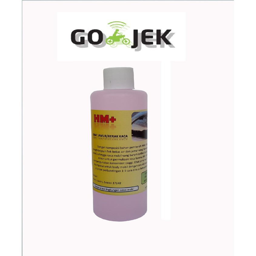 PEMBERSIH JAMUR KACA & BODY MOBIL, ISI 200 ML, ALKOHOL