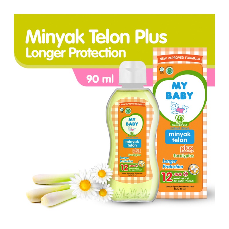 My Baby Minyak Telon Plus 12 Jam 90ml