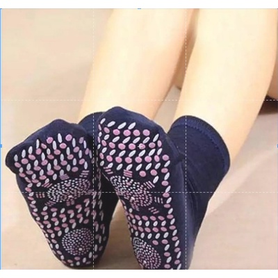 Kaos Kaki Magnet Terapi Pemanas Penghangat Telapak Kaki Tourmaline Magnetic Socks Kaos Kaki Magnetik ori