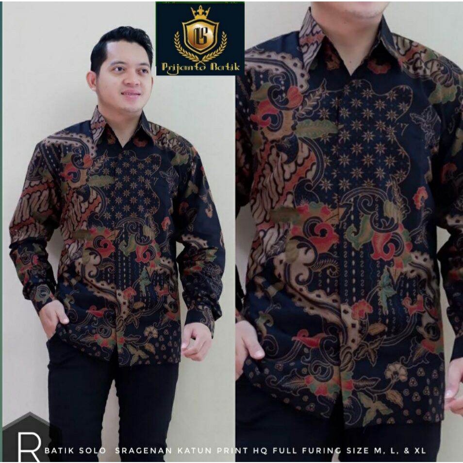 Kemeja batik pesta terbaru / batik formal lengan panjang / baju batik pria / kemeja batik pria