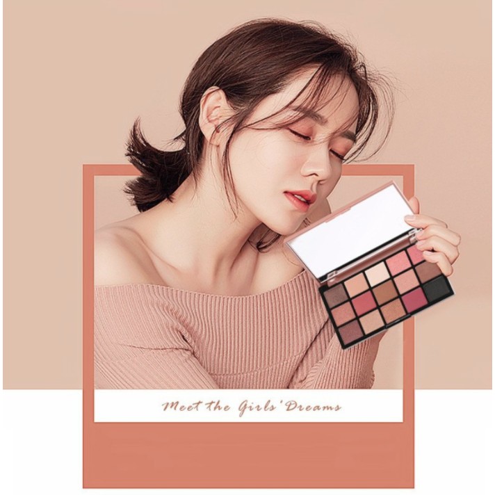 LAMEILA 15 COLORS Matte Pigmented Palet Eyeshadow Lingerie LA022 5025