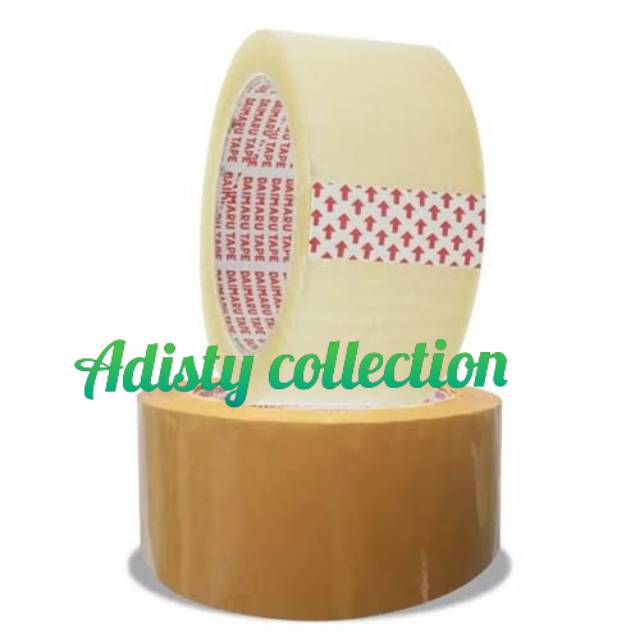 

Lakban Daimaru Bening/Coklat 2inch 48mm