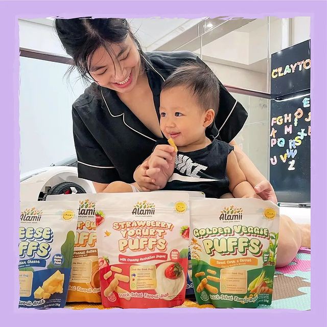 Alamii Puffs Healthy Snack Anak / Cemilan Anak 12m+ - 30g (Tersedia varian rasa)