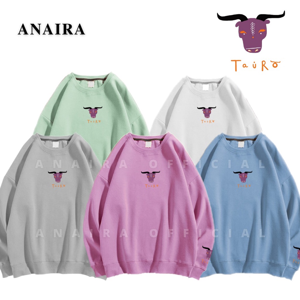 TAURO SWEATER CREWNECK WANITA ANAIRAOFFICIAL