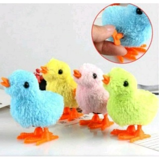 Mainan bayi anak ayam berjalan lucu plush toy / mainan anak ayam putar