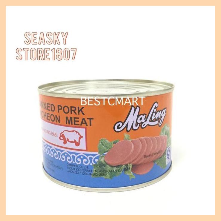 

[ MALING HAM BABI / PORK LUNCHEON MEAT / KORNET BABI 397 GR]
