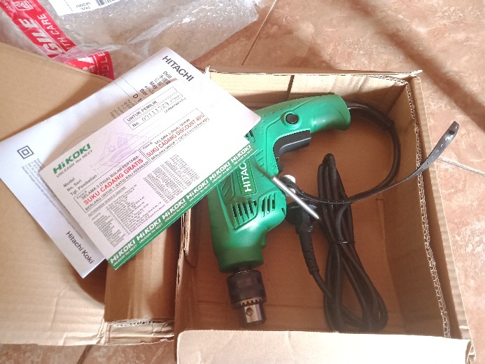 Mesin Bor Tangan 10mm D10vst Hitachi D 10 Vst Drill