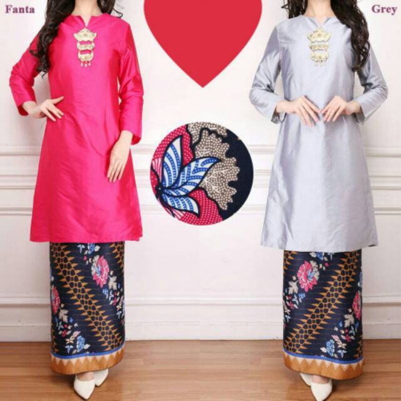 SET BAJU KURUNG MELAYU//BAJU KURUNG MALAYSIA//BAJU KURUNG PADANG//SET TAFFETA MELAYU