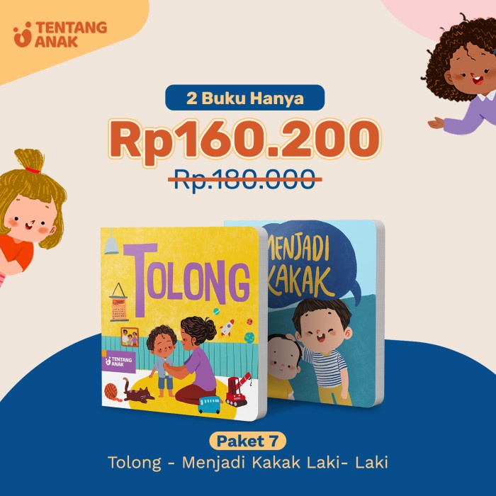 

GRATIS ONGKIR Bundle Paket 7 - Tolong & Menjadi Kakak Laki-Laki BR288