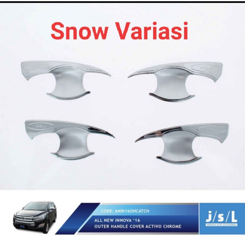 All New Innova 2016 paket tank cover Outer handle chrome JSL