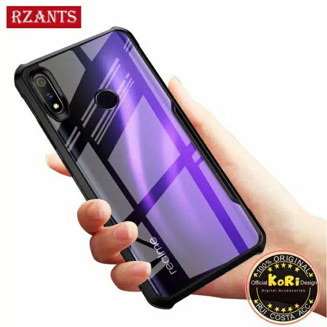 REALME 5 5I 5 PRO C3 SOFT CASE ANTI FALL AIRBAG SPIGEN FUSION