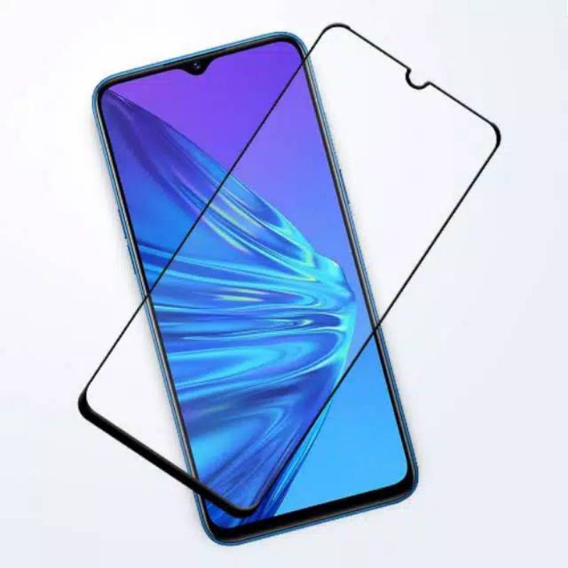 Tempered Glass Realme 5 Pro Full Cover Premium Glass