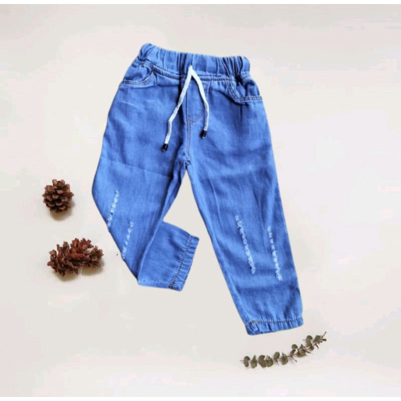 CELANA PANJANG ANAK SOFT JEANS RIPPED CHINOS PREMIUM MURAH BAGUS KEREN LEMBUT