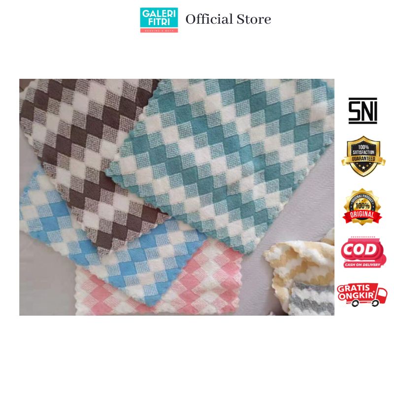 Kain Lap Microfiber Motif - Kain Lap Bulu - Kain Lap Microfiber - Lap Kain Microfiber Motif - Lap Mi