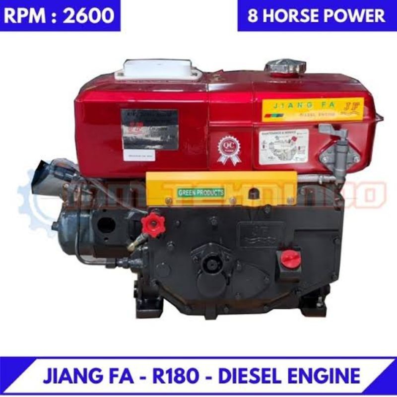 diesel jiangfa 8pk R180 ready stok