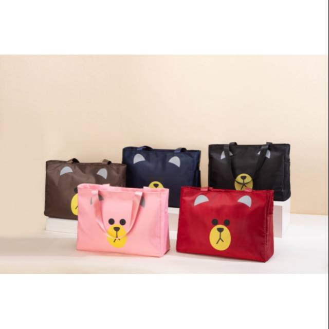 BROWNY BAG BY JIMS HONEY//TAS CANVAS//TRAVEL BAG//TAS TRAVEL//TAS BESAR//TAS TENTENG