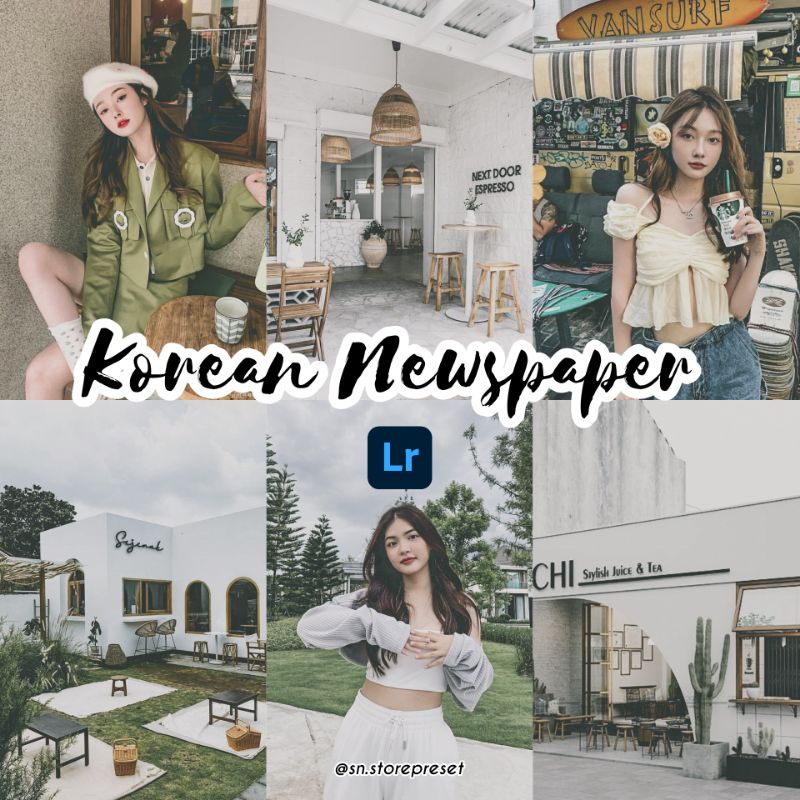 PRESET LIGHTROOM PREMIUM KOREAN NEWSPAPER 1 (IOS dan Android)