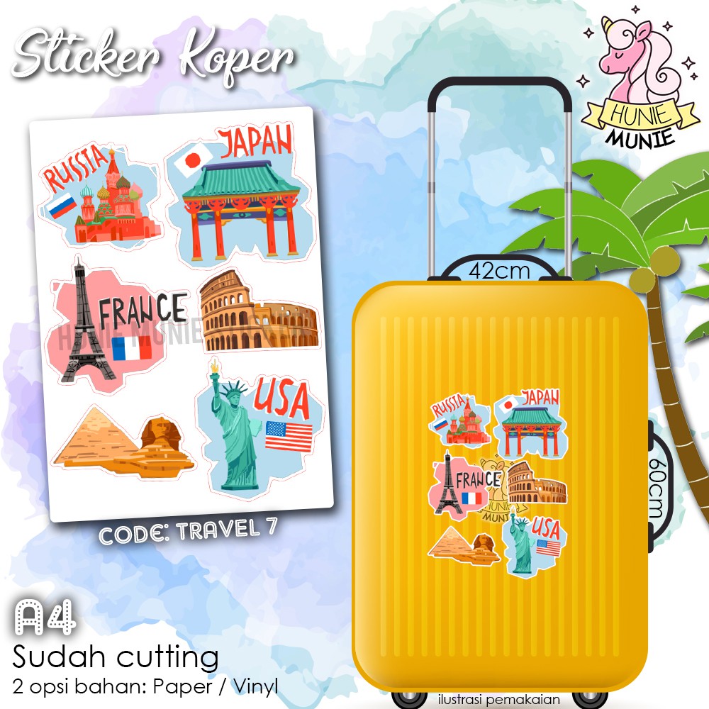 Sticker Koper - Travel #7 Stiker