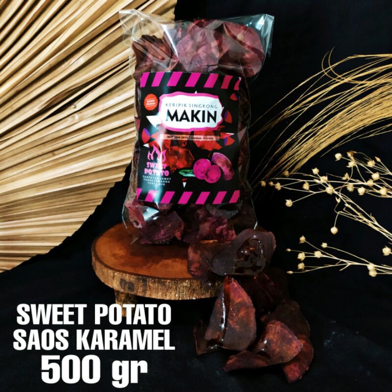 

KERIPIK UBI (500gr) CEMILAN OLEH-OLEH SNACK MANIS KARAMEL KUDAPAN CAMILAN CARAMEL MAKANAN ENAK