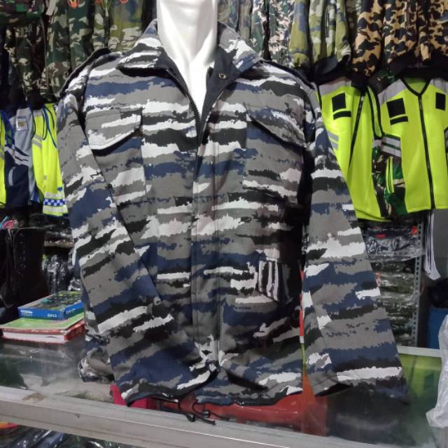 Jaket Doreng Army bahan Ripstok kotak