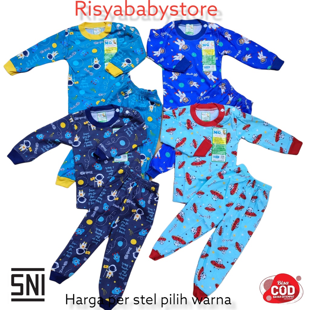 Setelan Panjang Anak bayi ukuran S.M.L.XL/ Piyama panjang anak / Piama anak/ Seletan MOM's Gift satuan