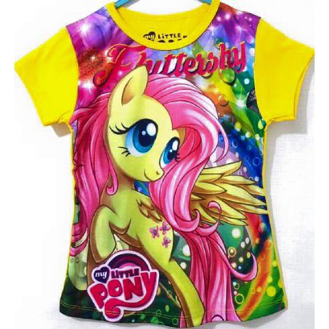 Kaos Anak Perempuan/PONY YELLOW TEE CTB021