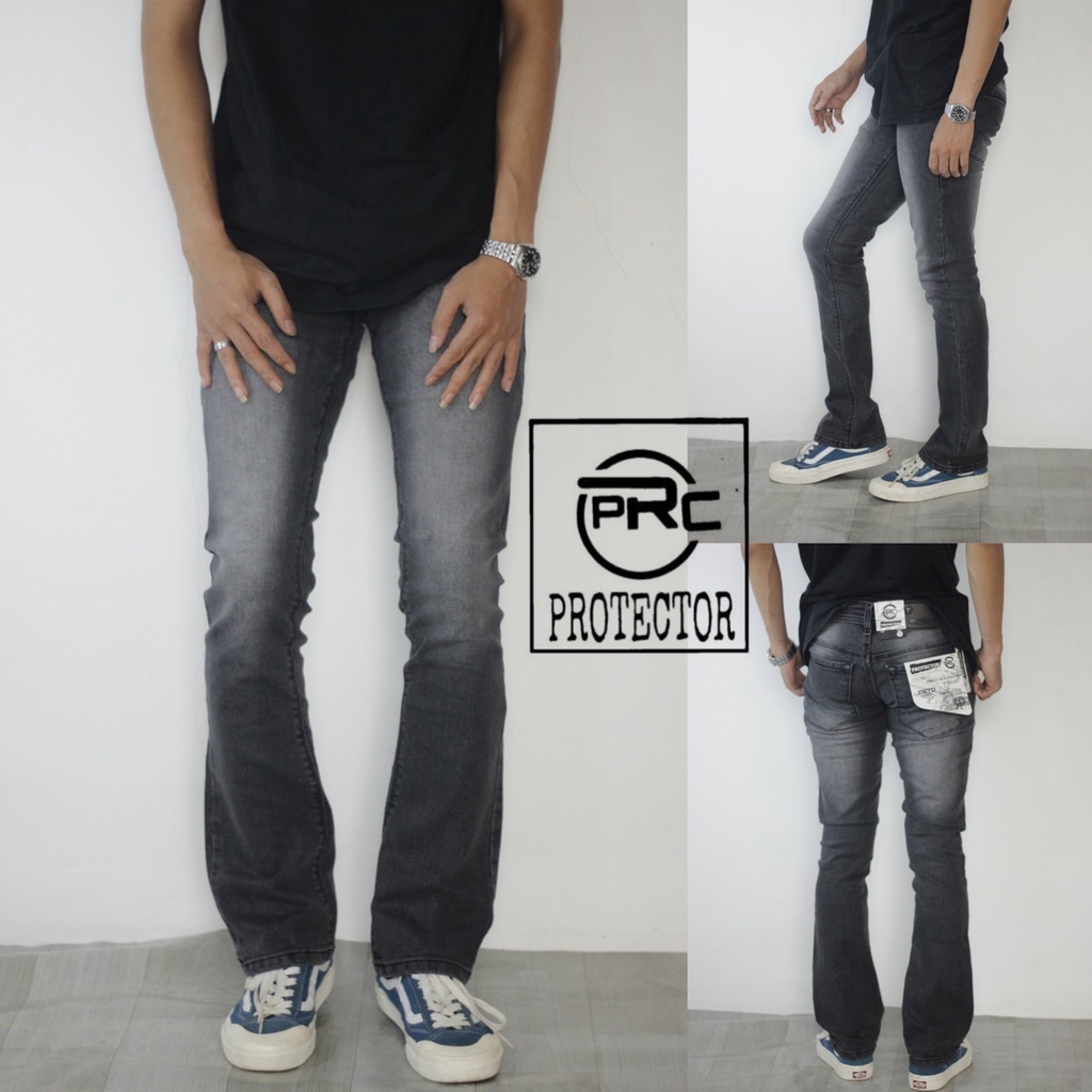 Protector Denim - Celana Jeans Cutbray Pria / Celana Jeans Bootcut / Celana Panjang Pria Model Cutbray / Jeans Cutbray Pria
