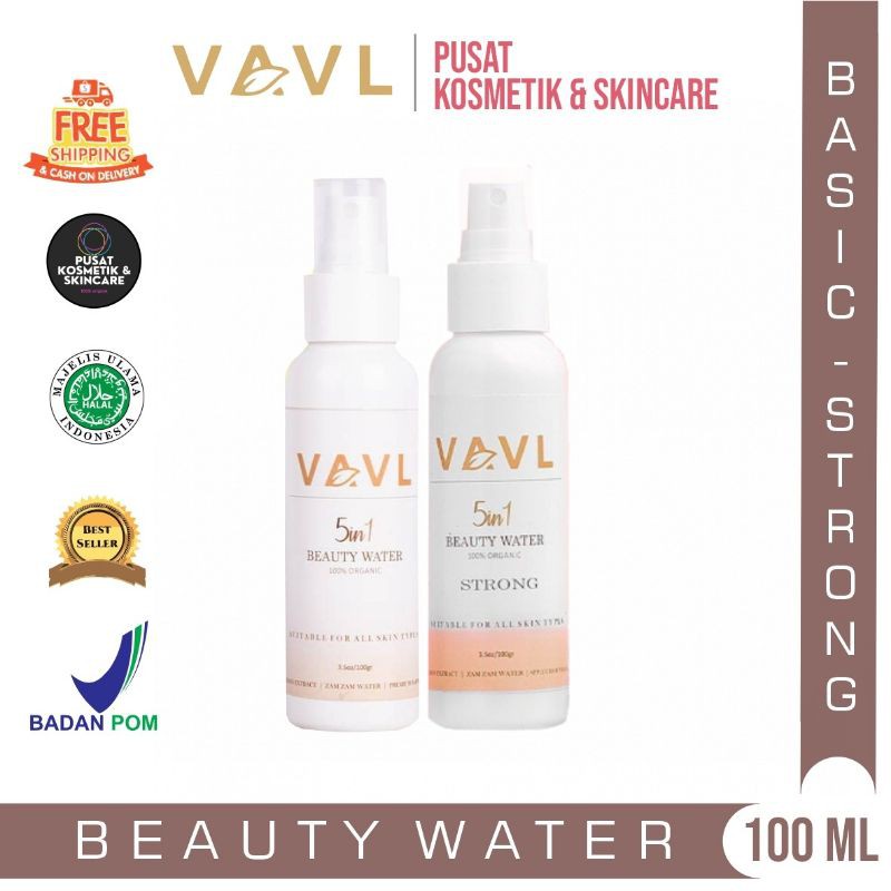 VAVL BEAUTY WATER ORI &amp; STRONG BPOM BY VIGHTNE 100% ORIGINAL