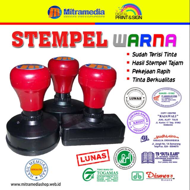 

Stempel Warna D42 mm Bulat