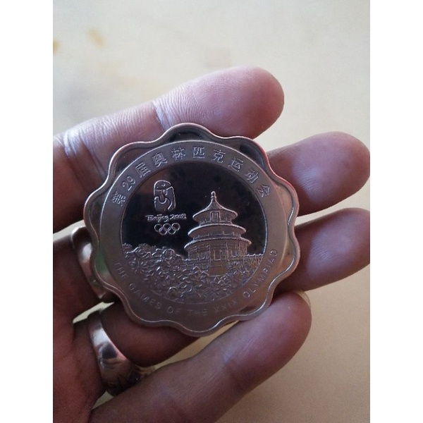 Coin olimpiade Beijing 2008 asli
