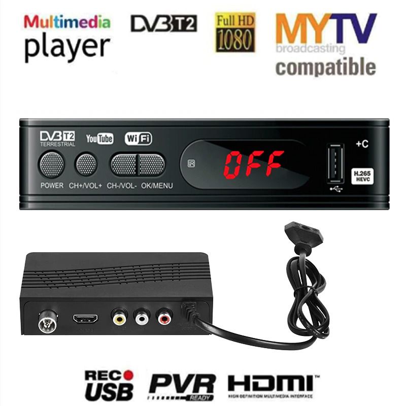 SH8 SET TOP BOX STB UBAH TV ANALOG JADI TIVI DIGITAL DVB T2 TERRESTRIAL 2 BRAND TAFFWARE BIEN 9 / 8 dz084 TV Tunner Reciever Youtube h 264 full HD 1084p dvb-t2